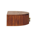 Artisan Furniture Solid Wood Ring Pull Wall Nightstand