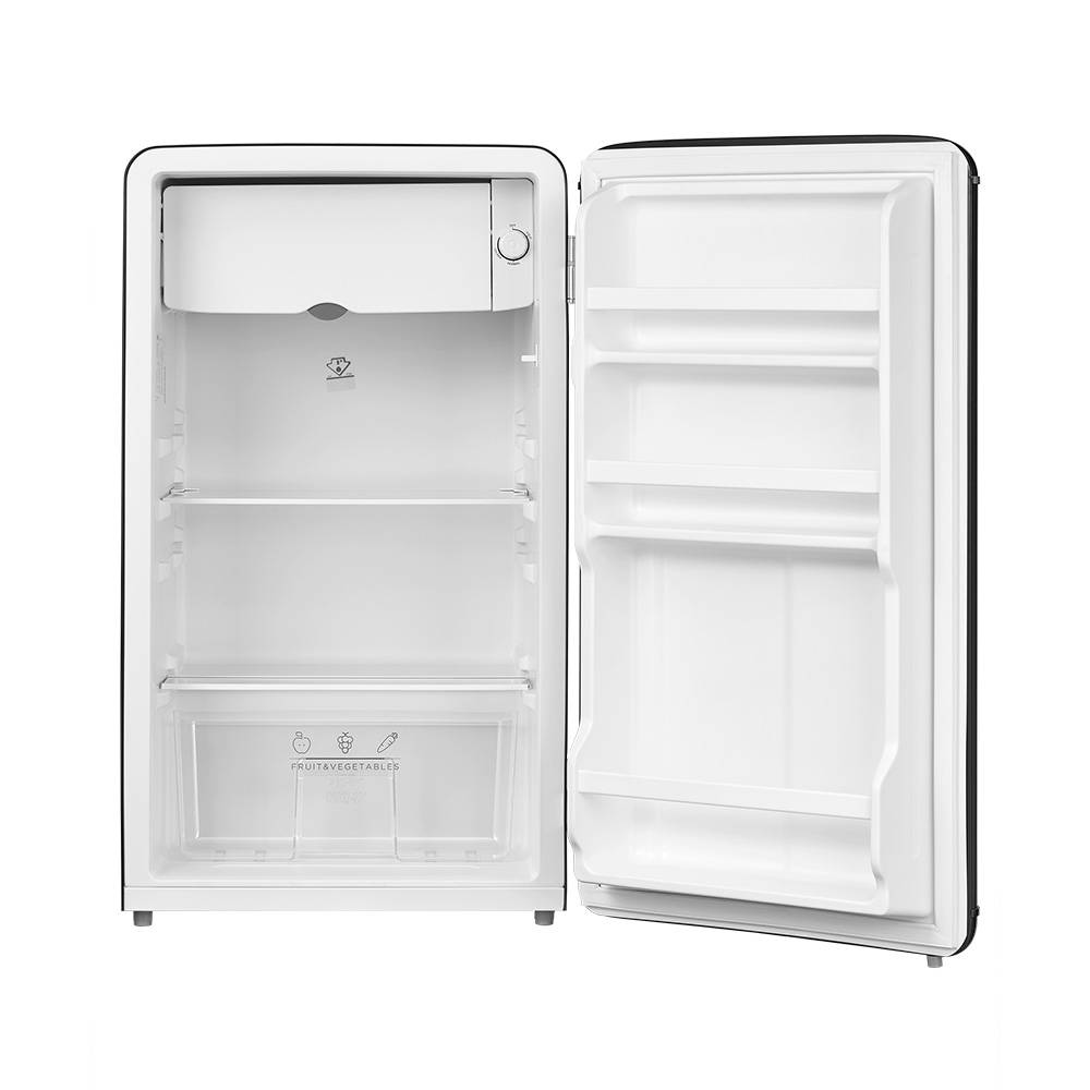 93l Retro Freestanding Fridge With Chiller Box