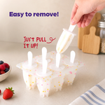 Star Shaped Ice Pop Mould With 6 Reusable Sticks