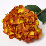 Artificial Orange Hydrangea Stem, 81 Cm