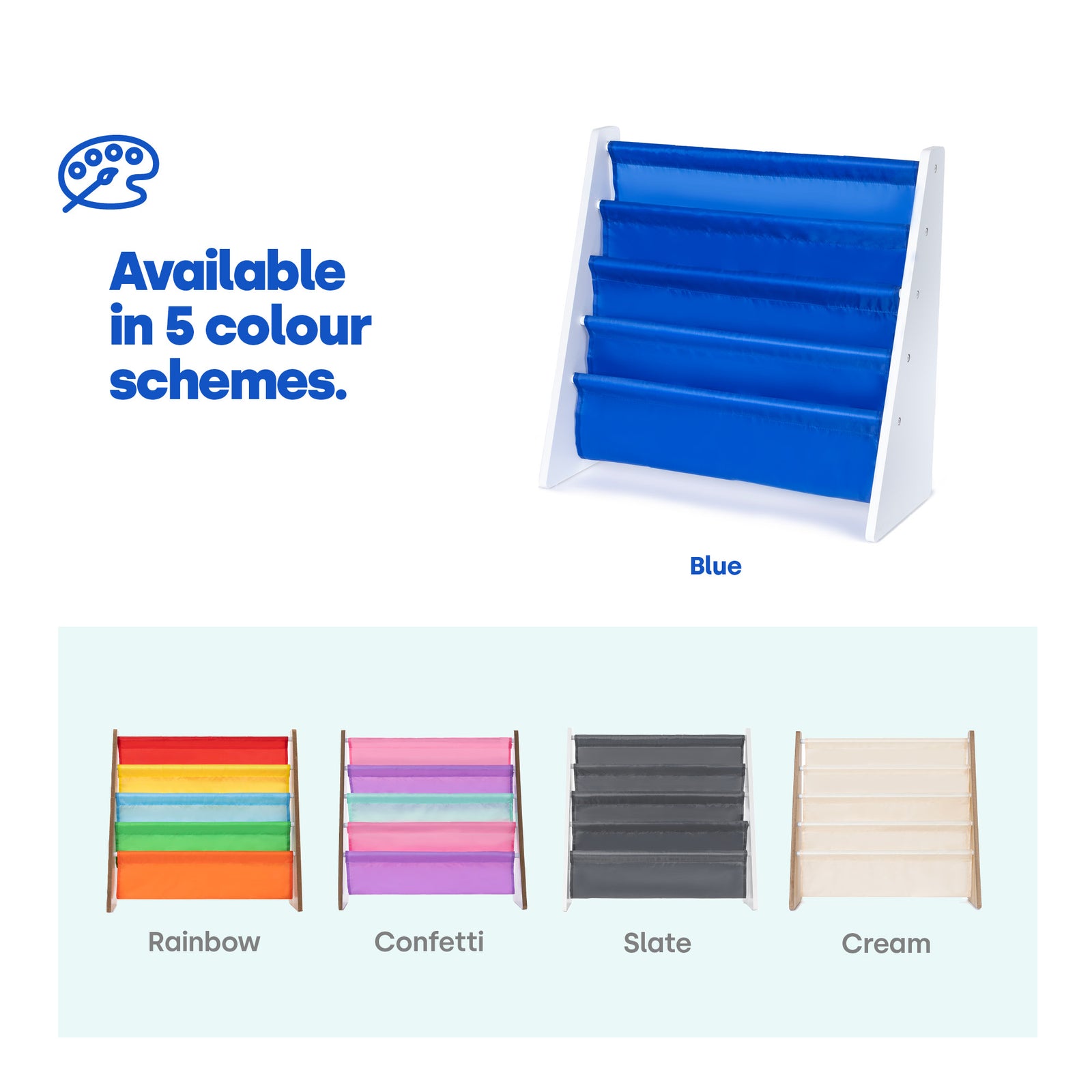 Childrens Bookcase - Blue