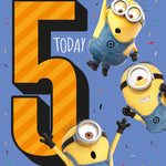 Age 5 Birthday Card Official Product