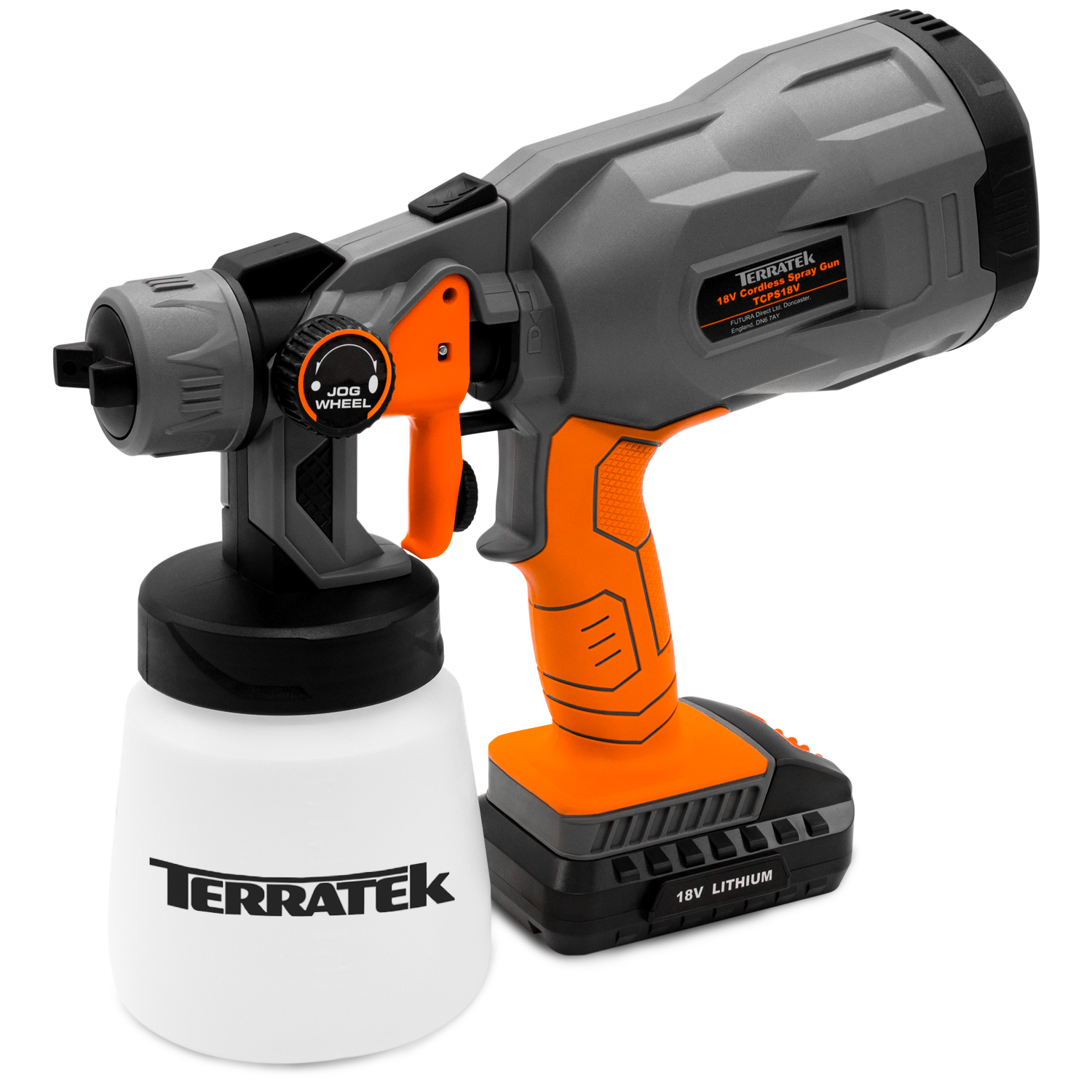 18v Cordless Electric Hvlp Fence Paint Sprayer Comes Complete With 1 Battery And Charger