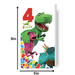 Age 4 Birthday Card Official Product