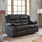 Brooklyn 2 Seat Recliner Sofa | 2 | Brown