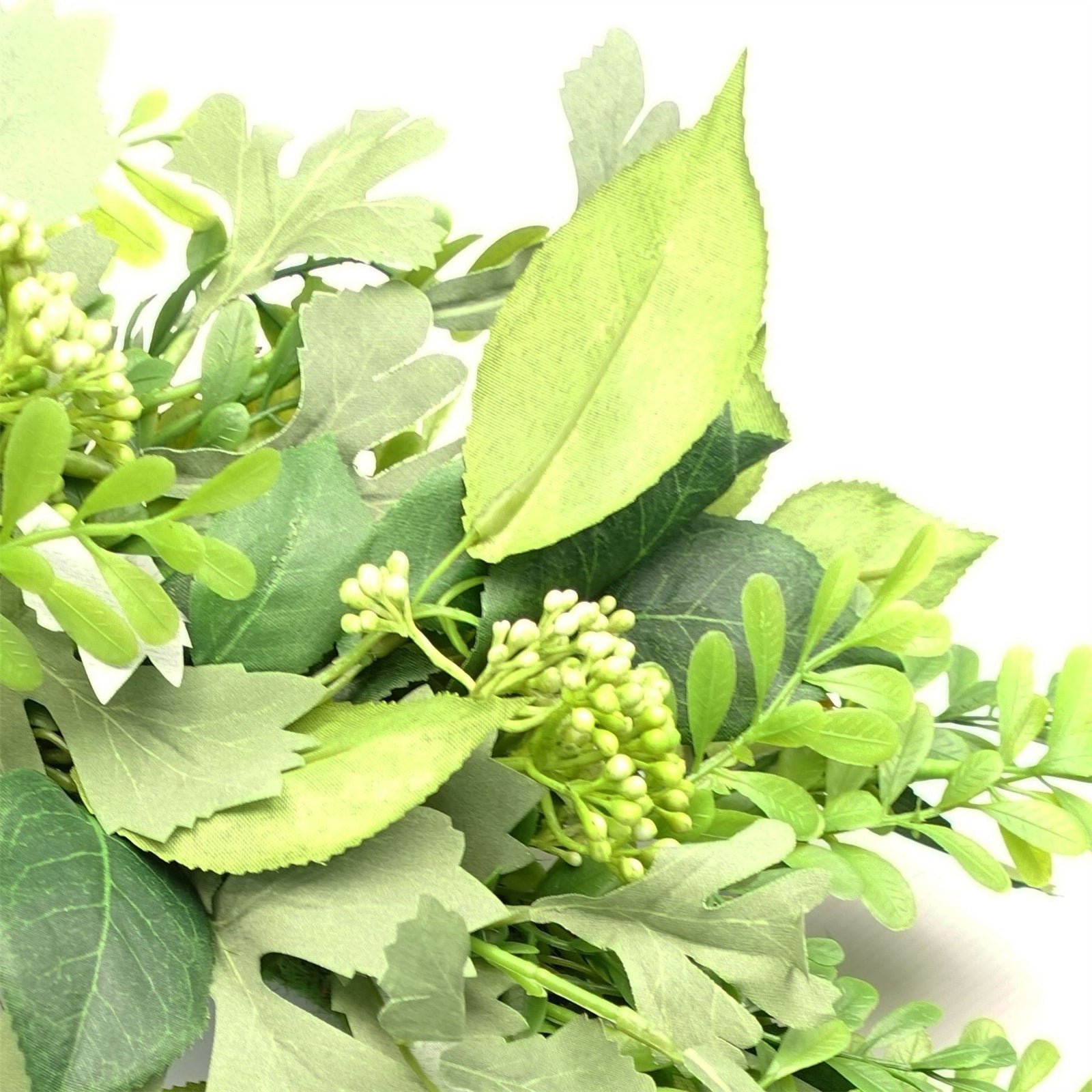 50cm Artificial Wreath Ferns