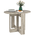 Folding Drop Leaf Dining Table Foldable Dinner Table