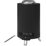 Stainless Steel Smokeless Wood Burning Firepit Garden | Black