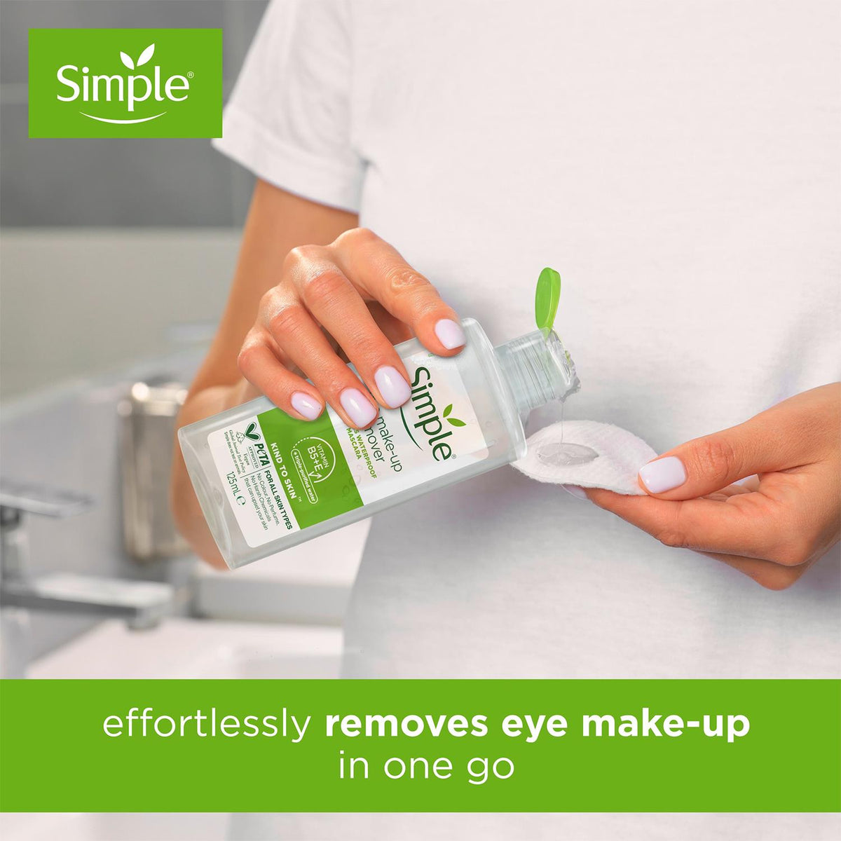 Kind To Skin Eye Make-up Remover 125ml, Pack Of 12 | Set of 12 | White