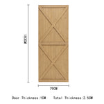 79/85/100cm W X 183cm H Garden Flat Top Pine Wood Gate Kit | Small