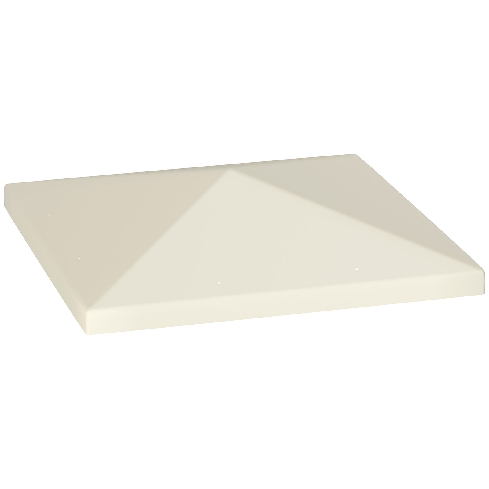 3x3m Gazebo Canopy Replacement Cover, With Drain Holes | Cream