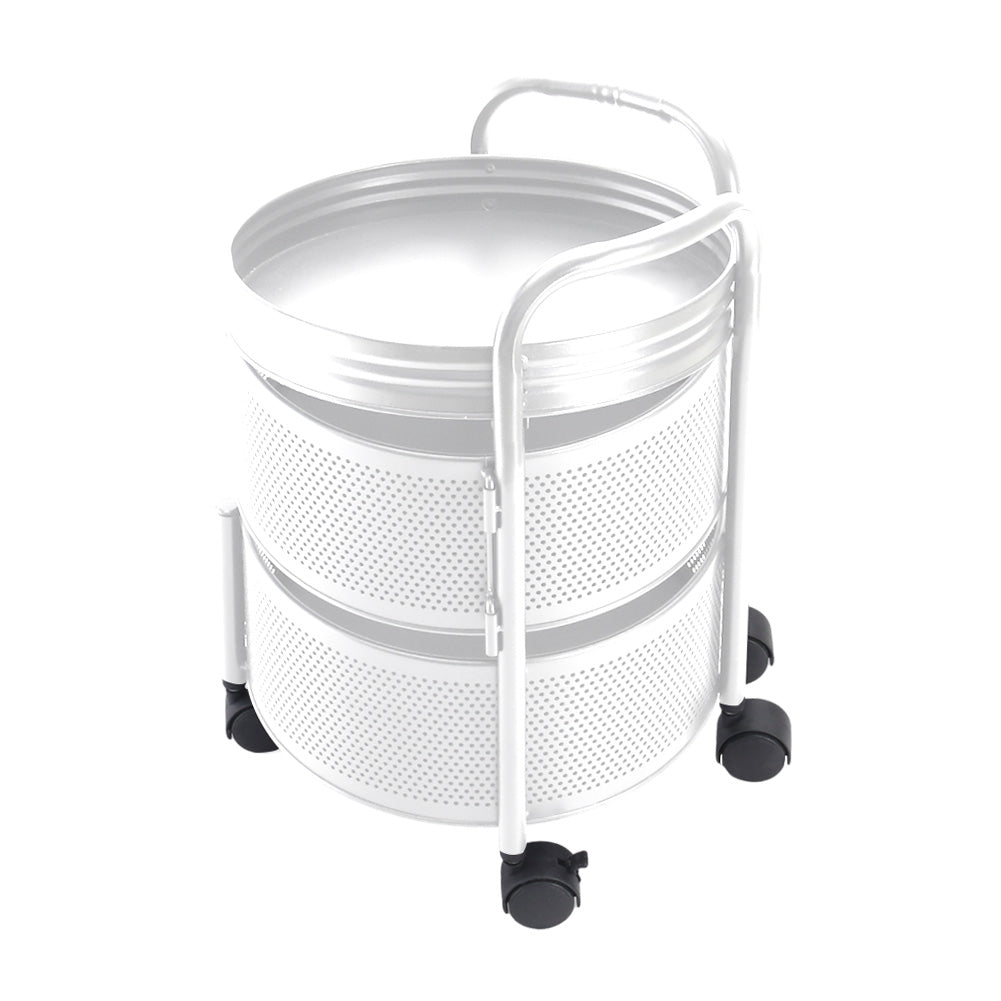 2-tier Kitchen Rotating Storage Rack