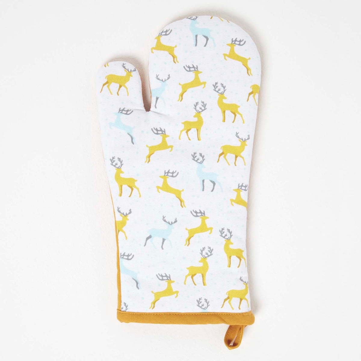Majestic Stag Grey Christmas Oven Glove