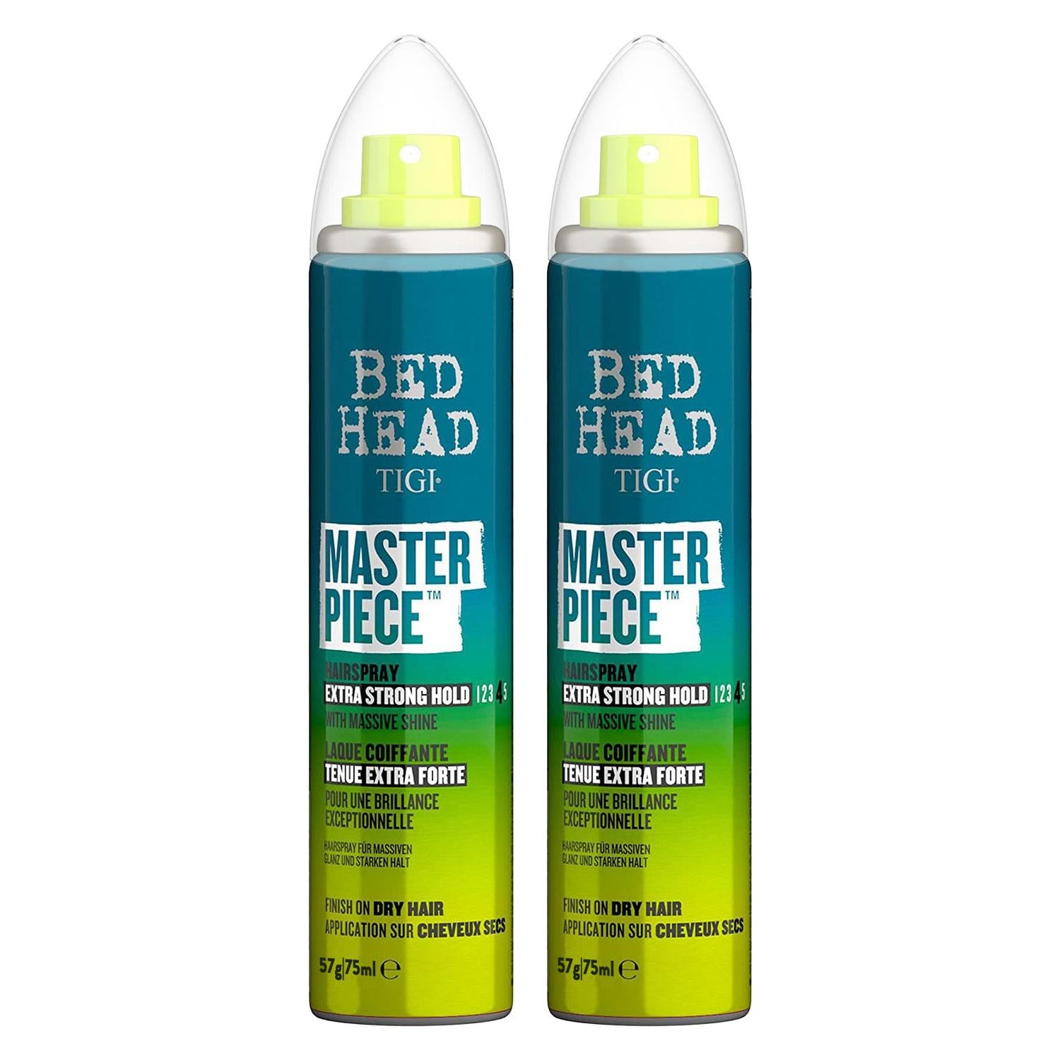 Masterpiece Hairspray Extra Strong Hold & Massive Shine 75ml, 2pk