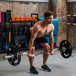 Olympic Weight Plates Tri-grip Barbell Weights Set - 5kg per plate | Black