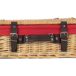 Wicker 36cm Picnic Basket | Red