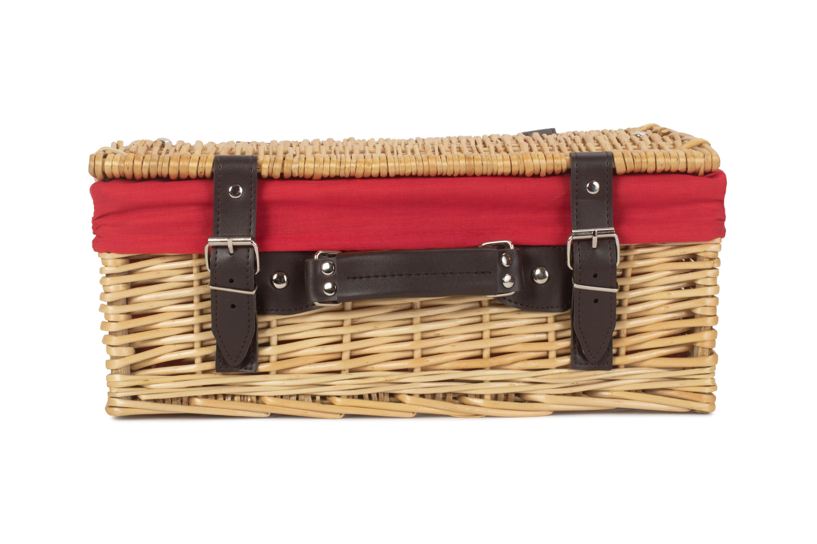 Wicker 36cm Picnic Basket | Red
