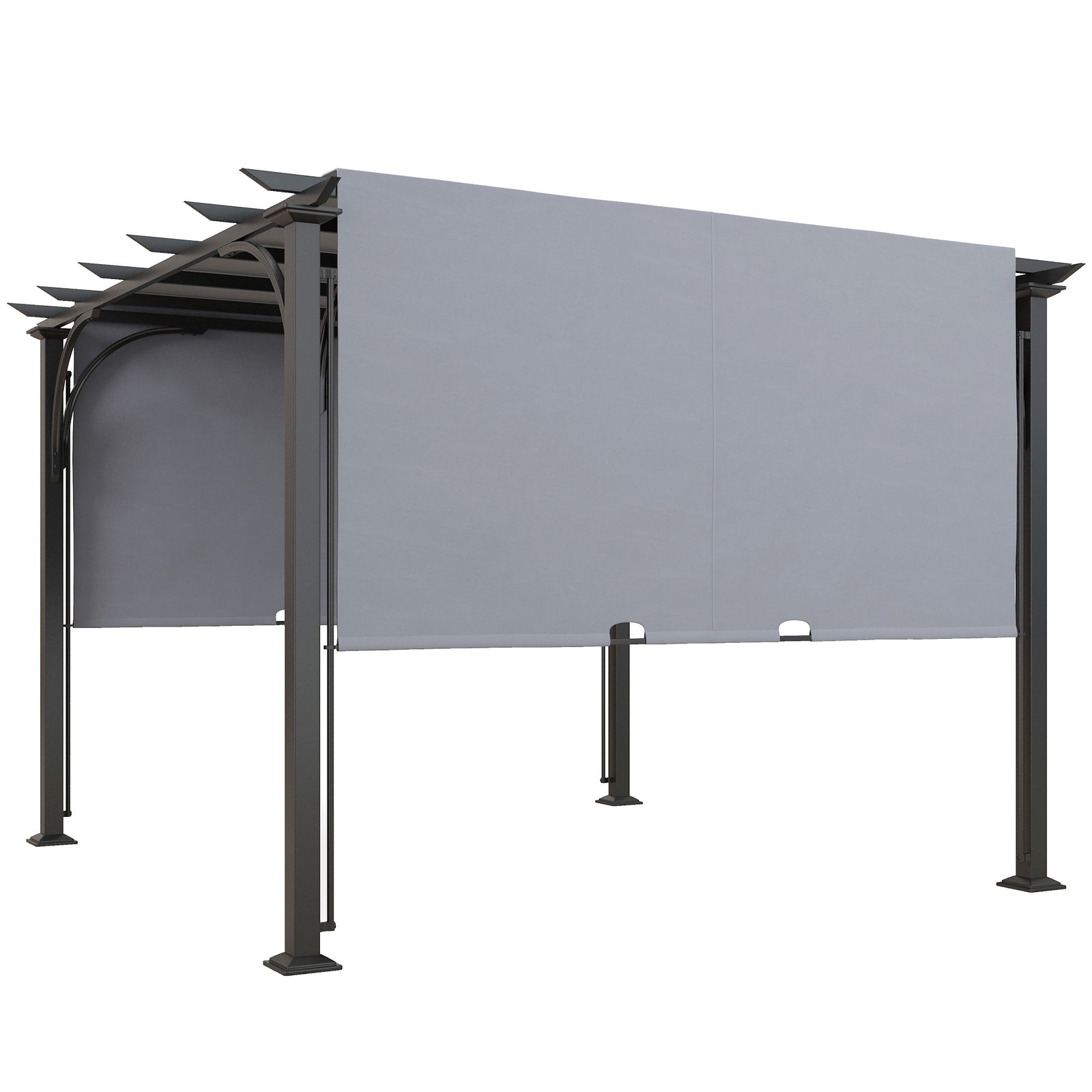 Outdoor Retractable Pergola Garden Sun Shade Patio Canopy