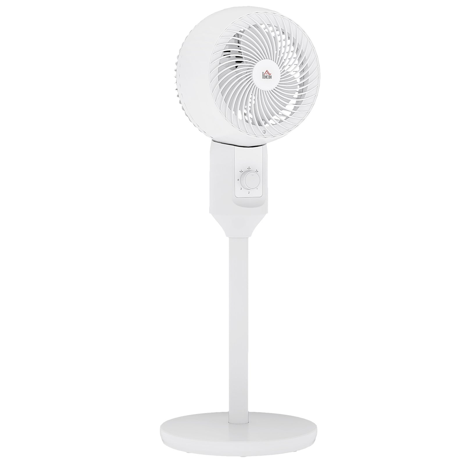 9 Inch Air Circulator Fan 70° Oscillation Carry Handle | One Size | White