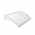 120cm W X 80cm D X 23.8cm H Window Door Awning Canopy With Brackets