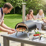 Outdoor Pizza Oven Portable W/ 12" Rotating Stone