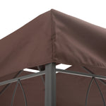 3x4m Gazebo Replacement Roof Canopy 2 Tier Top Uv Cover | Brown