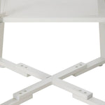 120cm Dia X 76cm H Round Dining Table With Storage Shelf | White