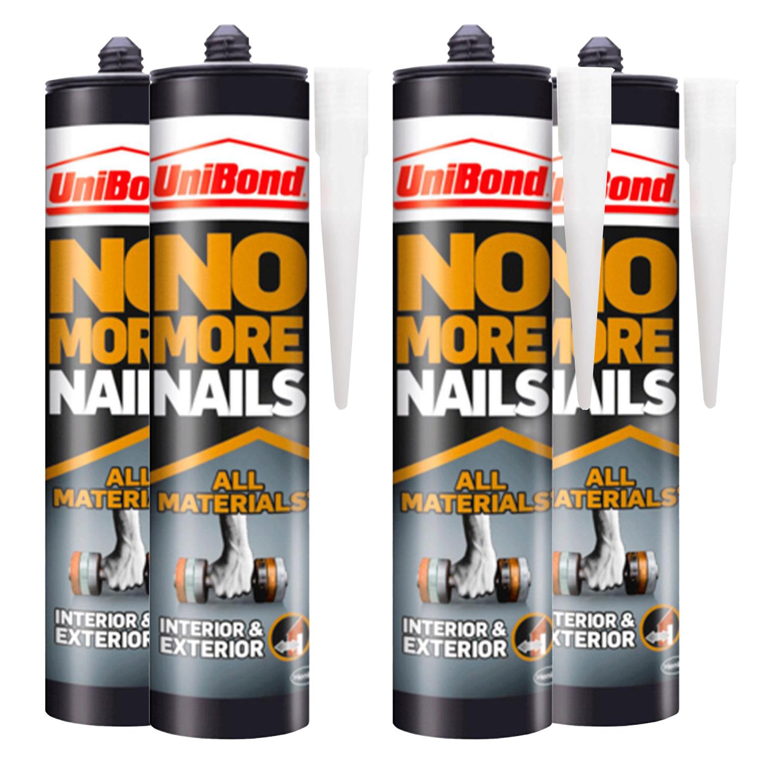 No More Nails All Materials Quick Drying Cartridge 390g, 4 Pack