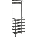 Kitchen Bakers Rack Microwave Stand Coffee Bar W/ 5 Shelves