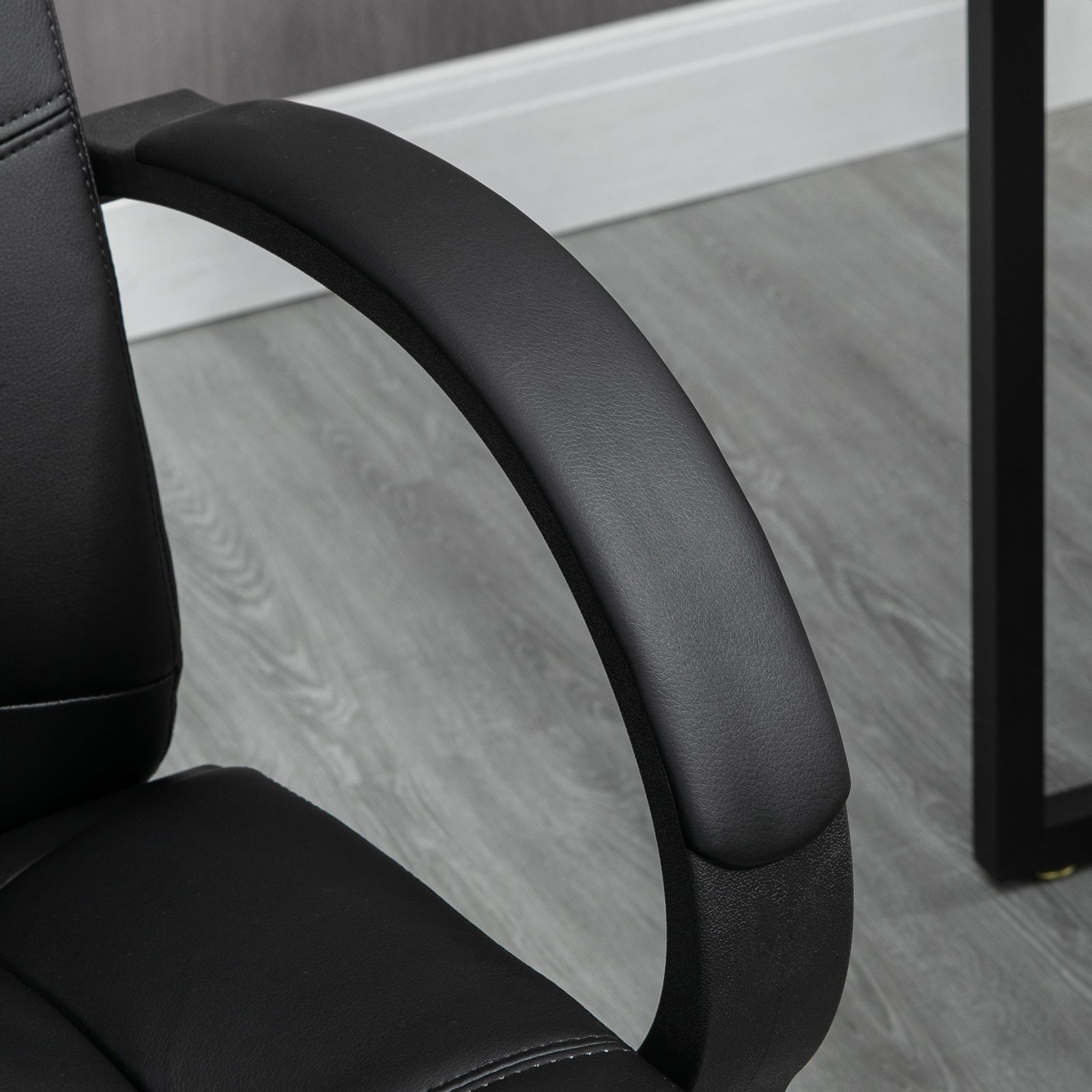 Pu Leather High Back Executive Chair | Black