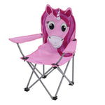 Great Outdoors Childrens/kids Animal Camping Chair | One Size | Pink