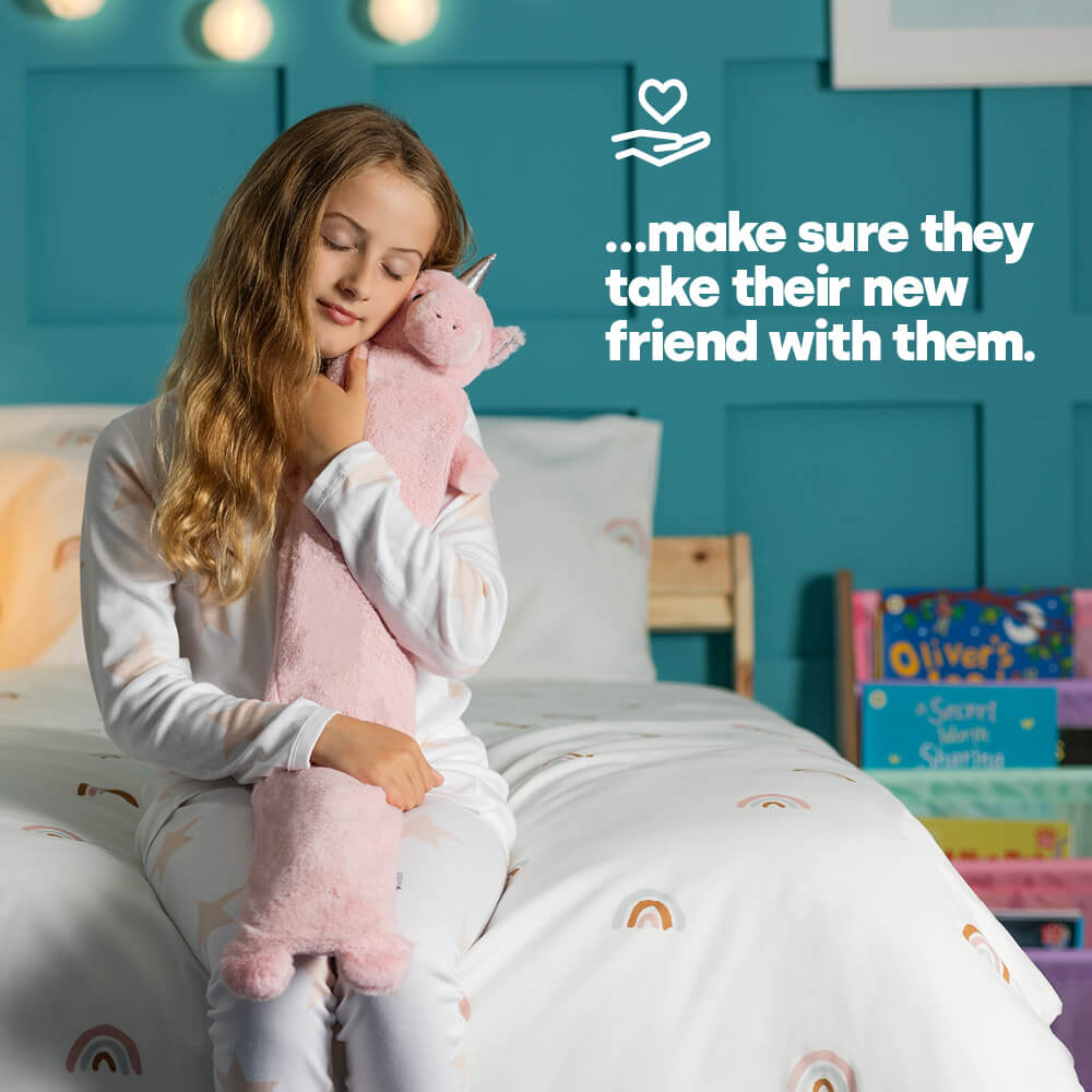Cuddly Unicorn Hot Water Bottle - Xl