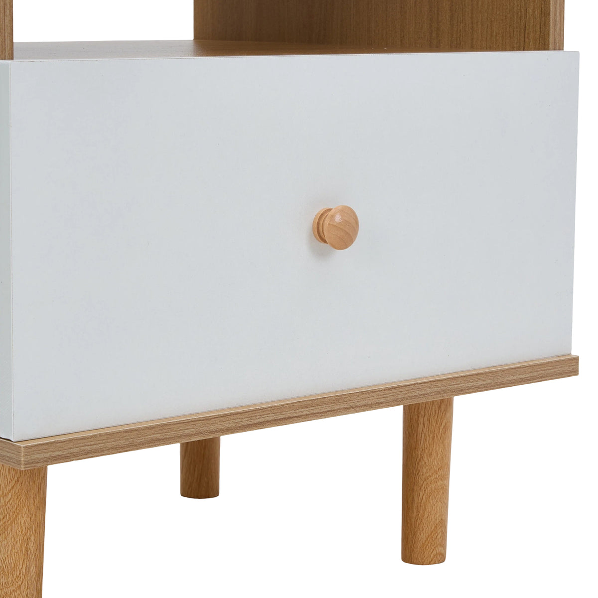 Breeins Single-drawer Bedside Table Nightstand