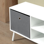 Modern Tv Cabinet Stand W/ Shelves & Drawers, Bedroom | One Size | Gray