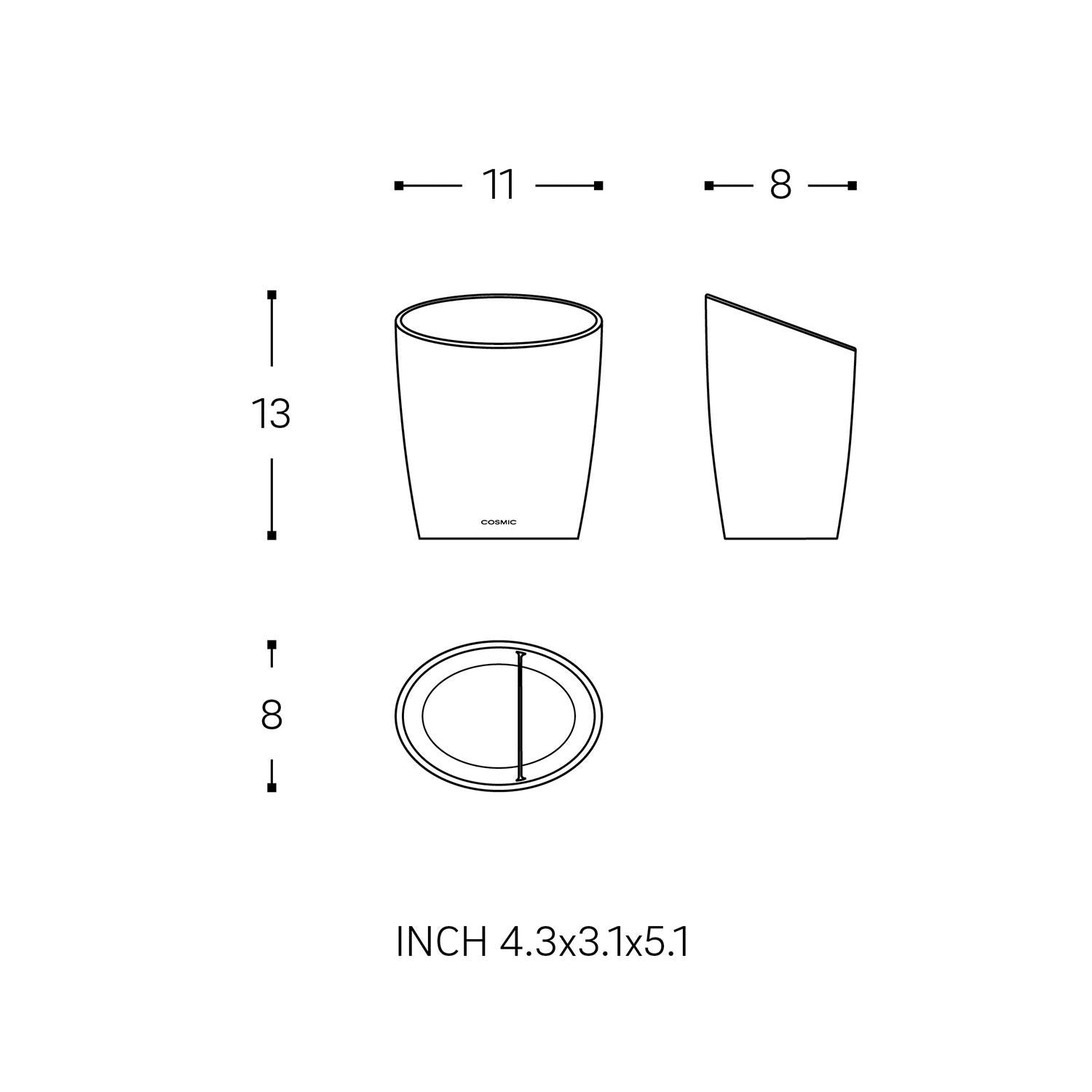 Toothbrush Holder, Soft-finish Coating, Saku Collection | Vulcano