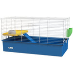 Small Animal Cage, Rabbit Guinea Pig Hutch, Pet Playhouse | Blue