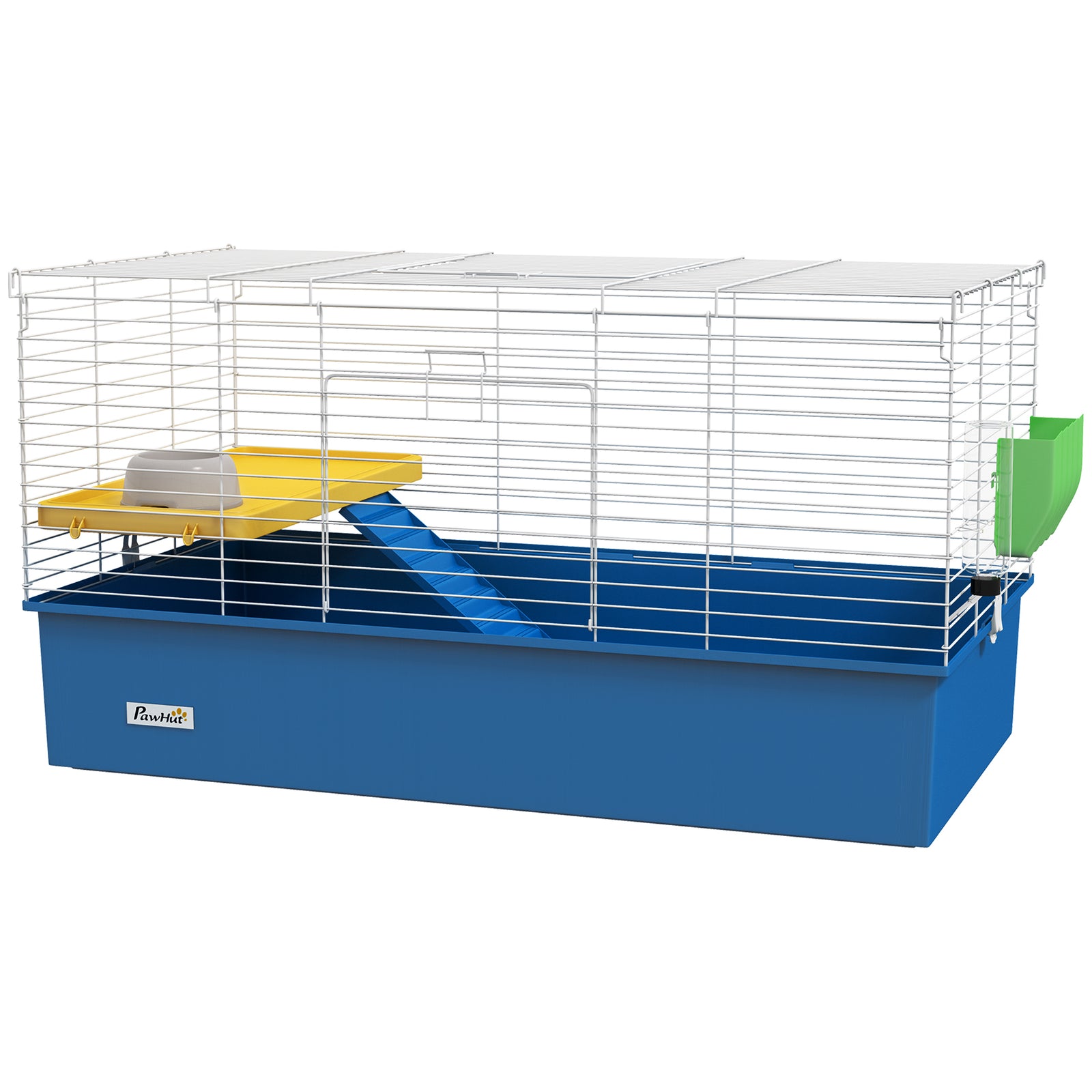 Small Animal Cage, Rabbit Guinea Pig Hutch, Pet Playhouse | Blue