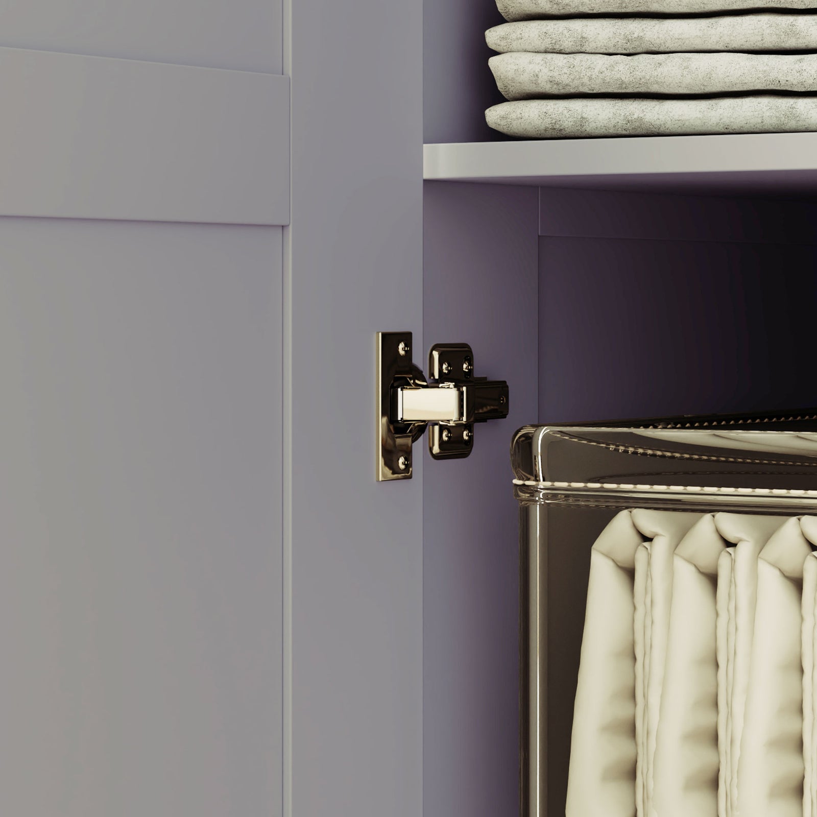 Wardrobe For Bedroom, Double Wardrobe With Hanging Rail | One Size