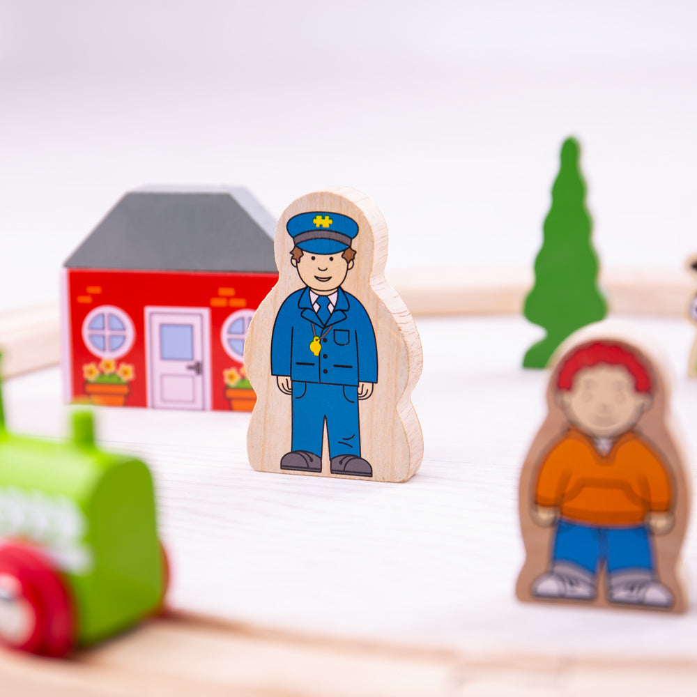 My First Wooden Train Set