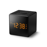 Tar4500 Dual Alarm Fm Clock Radio Usb-c Charging Port | Black