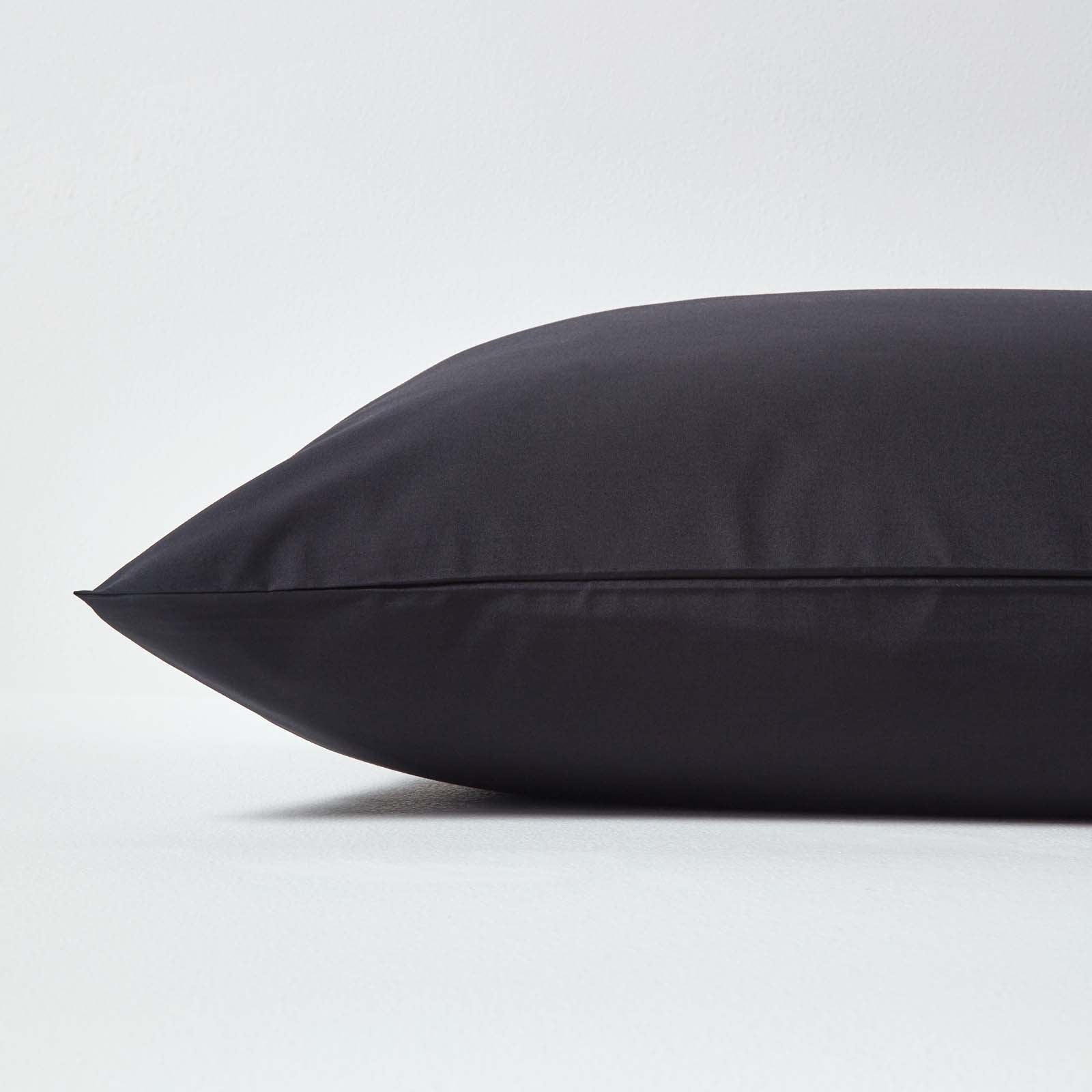 Continental Egyptian Cotton Pillowcase 200 Tc | 80cm x 80cm | Black
