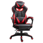 Gaming Chair Reclining W/ Footrest | Red