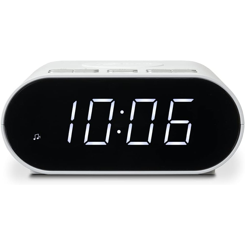 Ortus Charge Fm Rds Alarm Clock Radio | White
