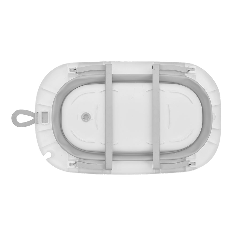 Collapsible Baby Bathtub With Soft Support Cushion | Grey