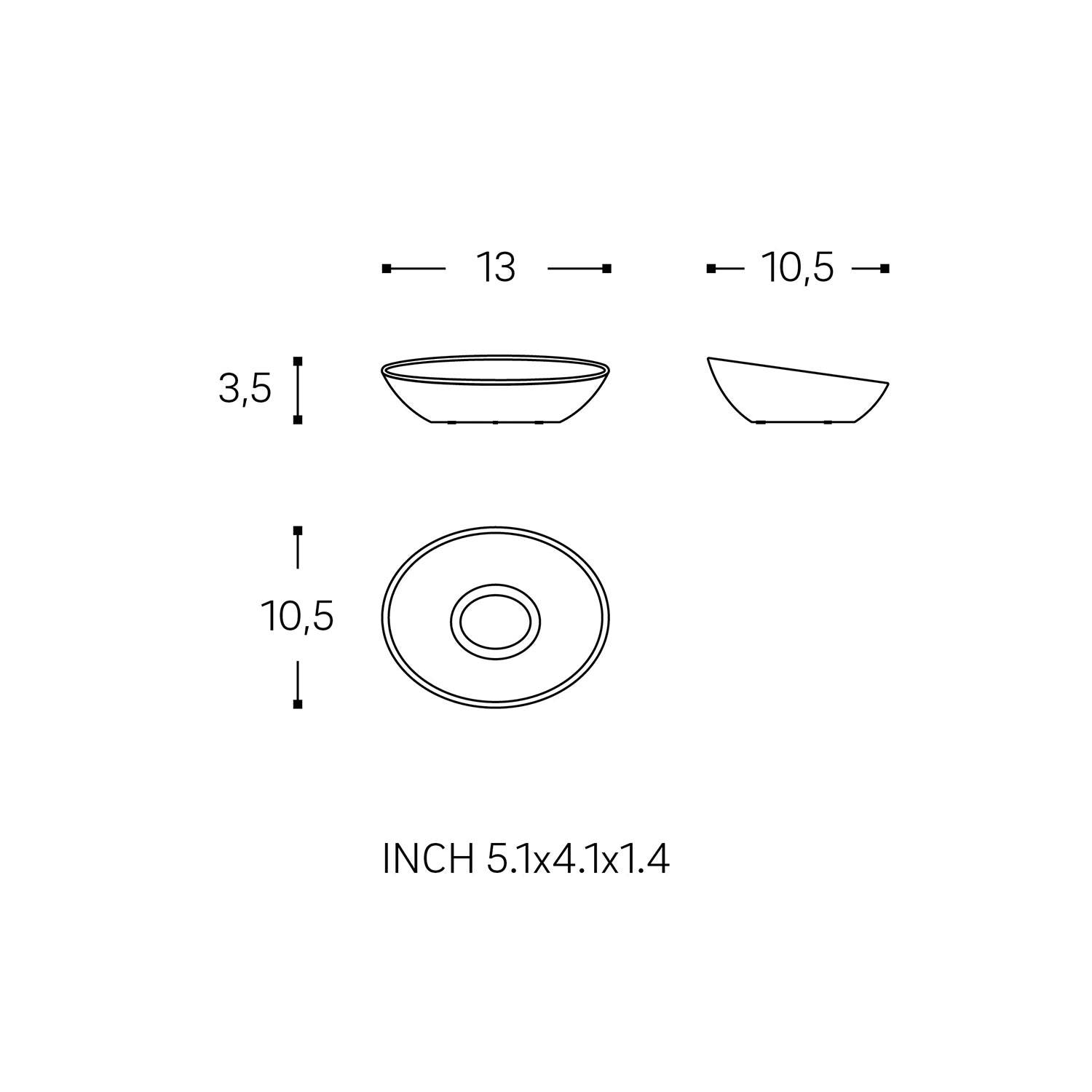 Soap Dish, Matt Grey, Unique Design, Soft-finish Coating, Saku Collection