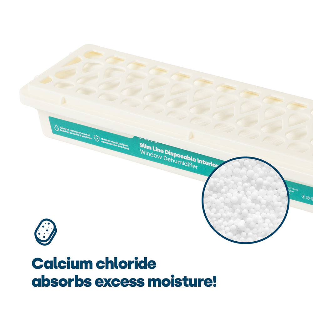 Slim Line Calcium Chloride Moisture Absorber 4 Pack For Home