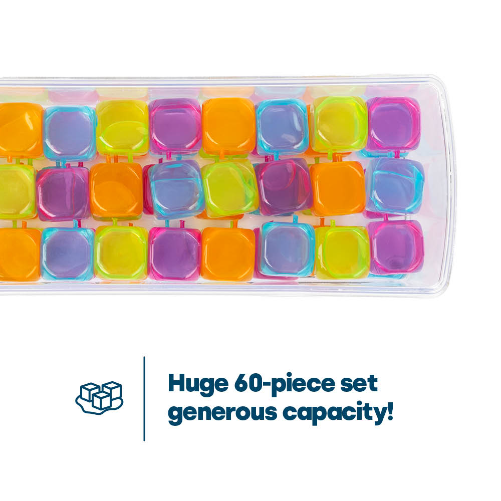 Livivo 60 Reusable Drink Cooling Cubes With Storage Box