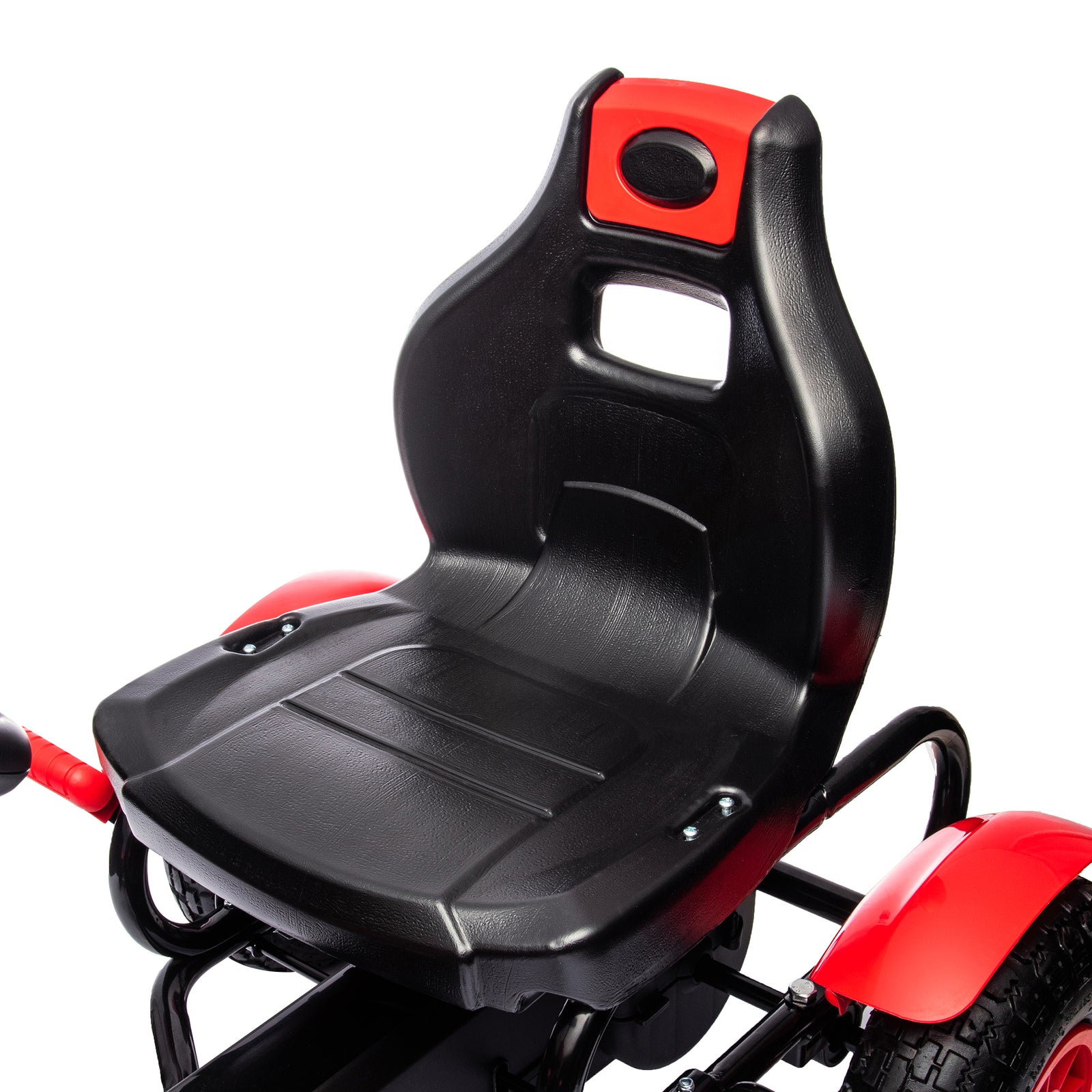 Pedal Go Kart W/inflatable Tyres, Handbrake | Red