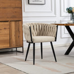 Aneta Fabric Accent Chairs - Set Of 2 | Beige