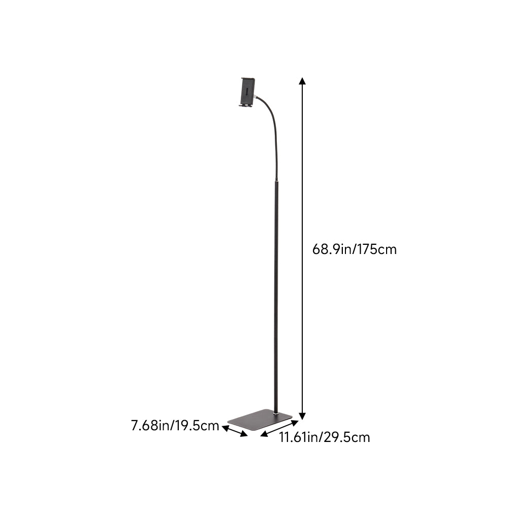 Adjustable Gooseneck Floor Stand For Phones & Tablets